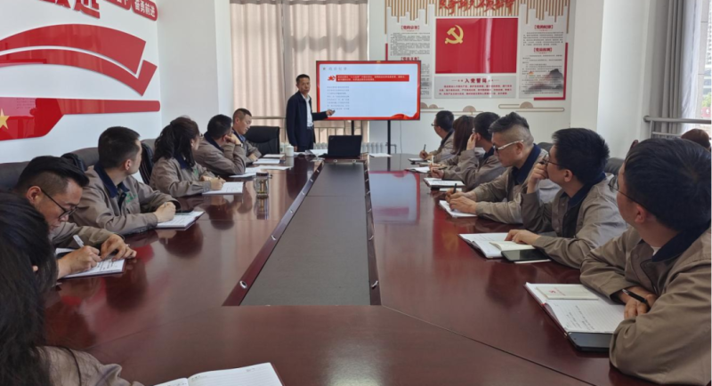 恪守&ldquo;六大紀(jì)律&rdquo; 筑牢思想根基&mdash;&mdash;集團(tuán)黨委委員、紀(jì)委書記赴朝物開投公司黨支部講授專題黨課