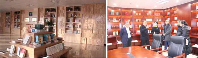 省委常委、省總工會主席馬吉孝同志來我司為全國職工書屋示范點(diǎn)揭牌